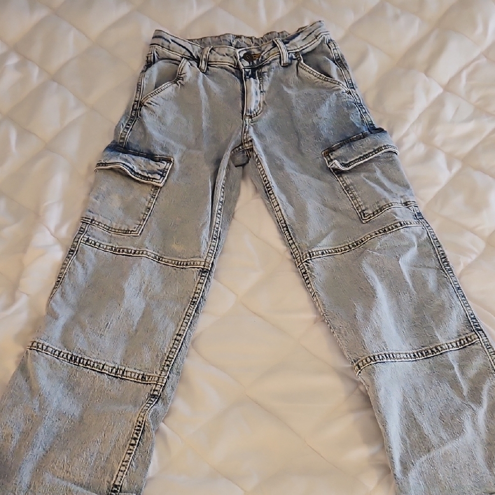 Stylish Denim Cargo Pants